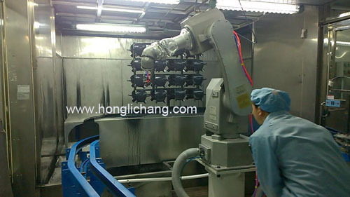 Robot Automatic Painting Line For Car Parts