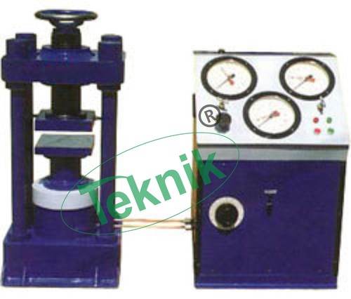 Electrically-Cum-Hand Operated Compression Testing Machine - Application: Civil Engineering Lab Equipments