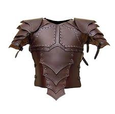 Armour leather jacket