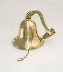 polished small brass ship bell