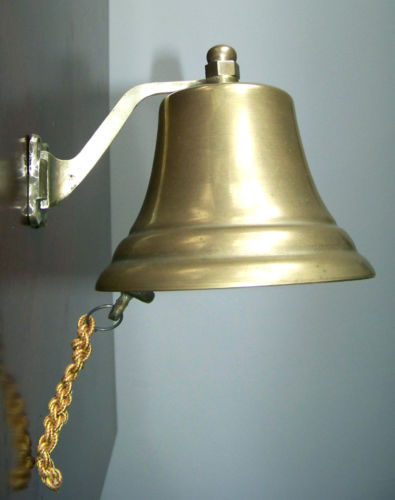 Vintage brass ship bell