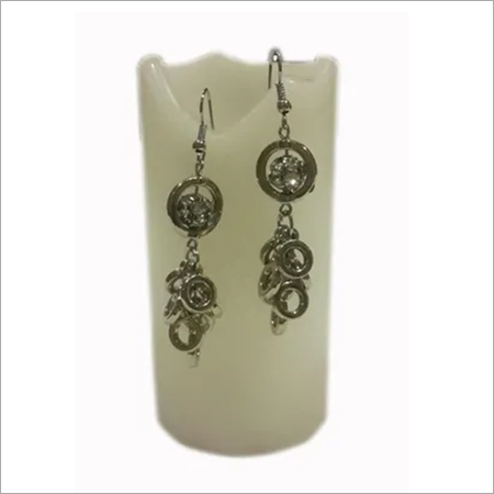 Jewellery - Silver Alloy, 2 Inches, Silver | Elegant Design, Stylish Accessory, Durable, Eye-Catching, Versatile Style