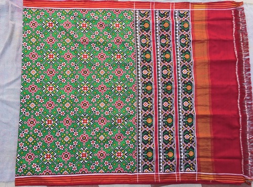 Green Patan Patola Sari