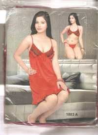 Satin Bra Panty Set