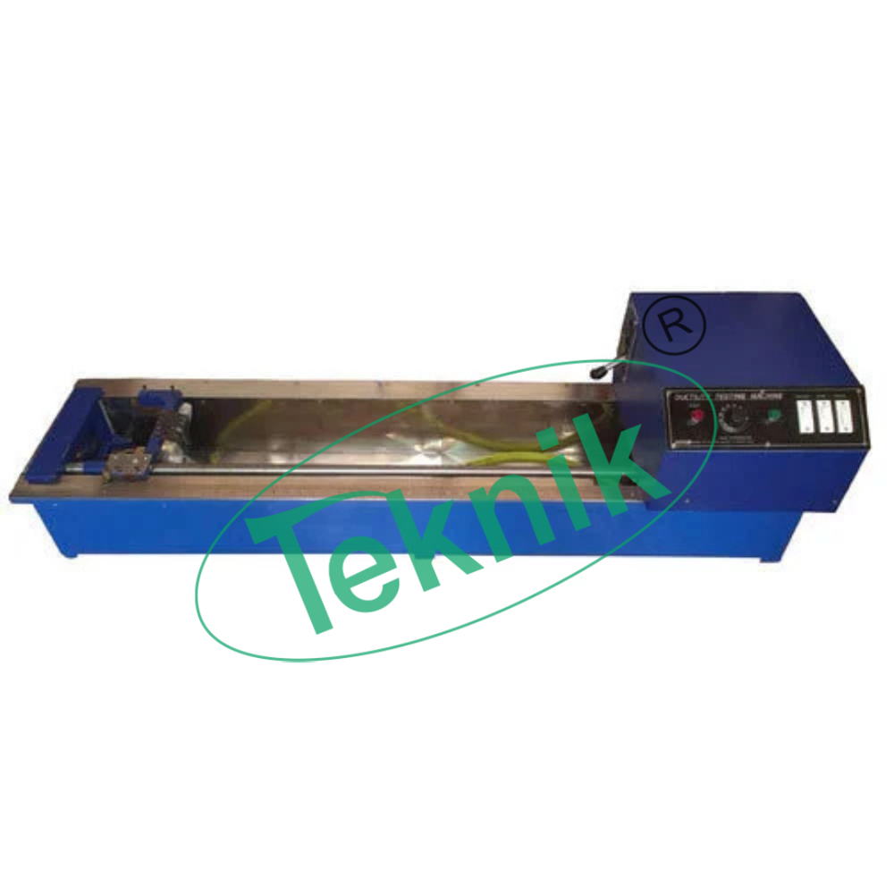 Ductility Testing Machine - Insulated Aluminium Water Bath, 0-110 cm Scale, 50 mm/min Stretch Rate, Thermostatic Control Heater | Ideal for Soil Testing Applications
