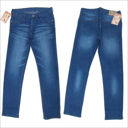 Cotton Lycra Jeans - Cotton Lycra, Various Sizes, Blue | Comfort, Stretch, Durability, Breathability, Softness, Fit, 5 Pockets, Zipper Closure