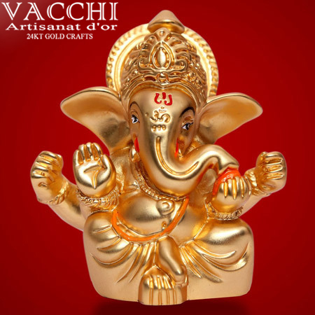 Gold Plated Ganesha