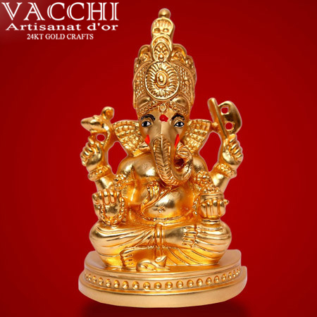 Gold Coated Ganesha
