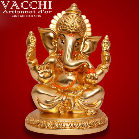 Gold Plated Ganesha