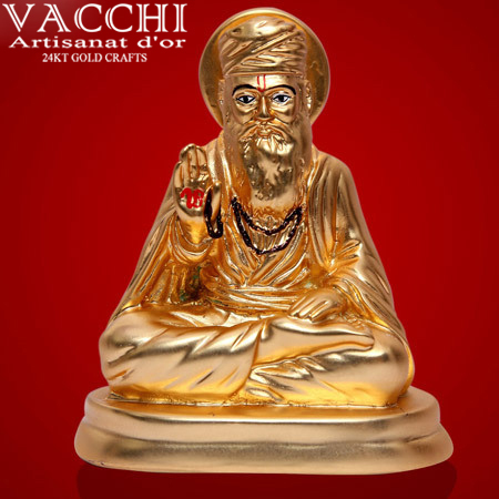 Gold Plated Nanak Statue