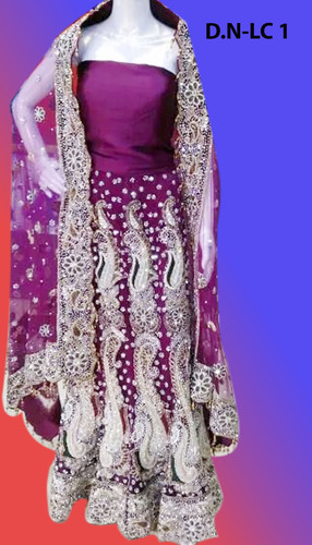 Full work Lehanga choli in bridal look