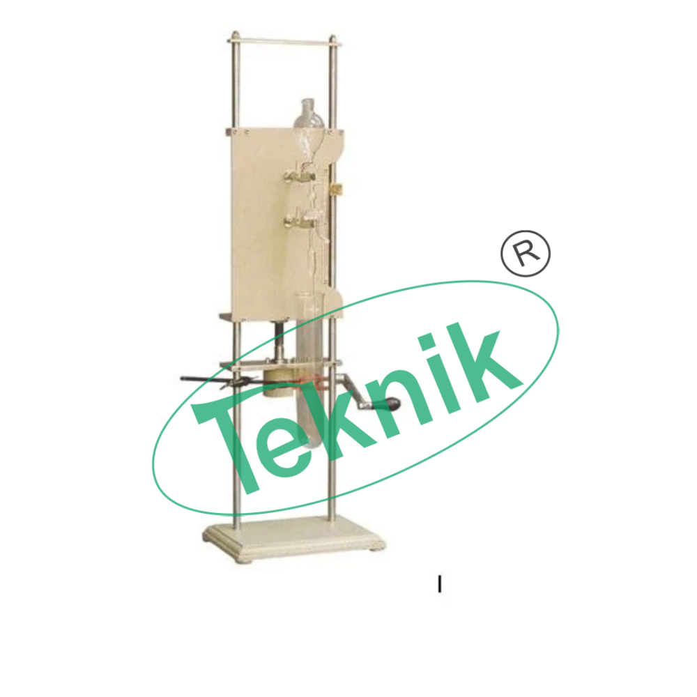 Grain Size Analysis Ap - Glass Anderson Pipette 10ml, 500ml Sedimentation Tube, Sliding Panel with Scale, Soil Testing Equipment