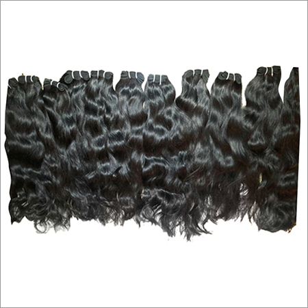 Machine Weft Curly Hairs