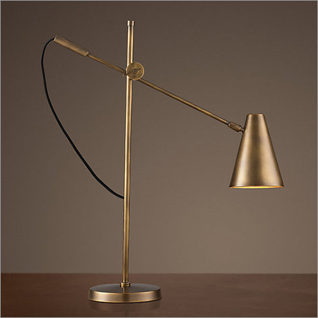 Brass vintage table lamp