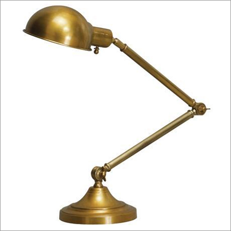 Antique brass table lamp