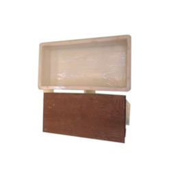 Designer Paver Mould - Plastic, 177.8-228.6 mm Length, Cream Color , Accurate Dimensions and Seamless Finish