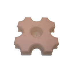 Designer Paver Mould - Plastic Material, 500-1200 Grams Weight | White Color Finish, Versatile Usage in Outdoor Surfaces