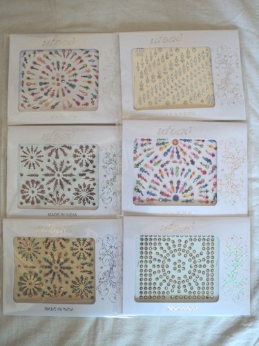 Silver Designer Indian Bindis Pack