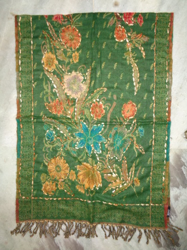 Hand Made Woolen Shawls With Embroidery Work