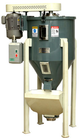 Plastic granulator color mixer