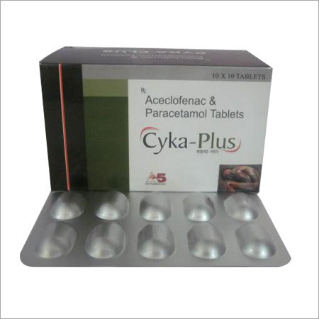 Aceclofenac & Paracetamol Tablet