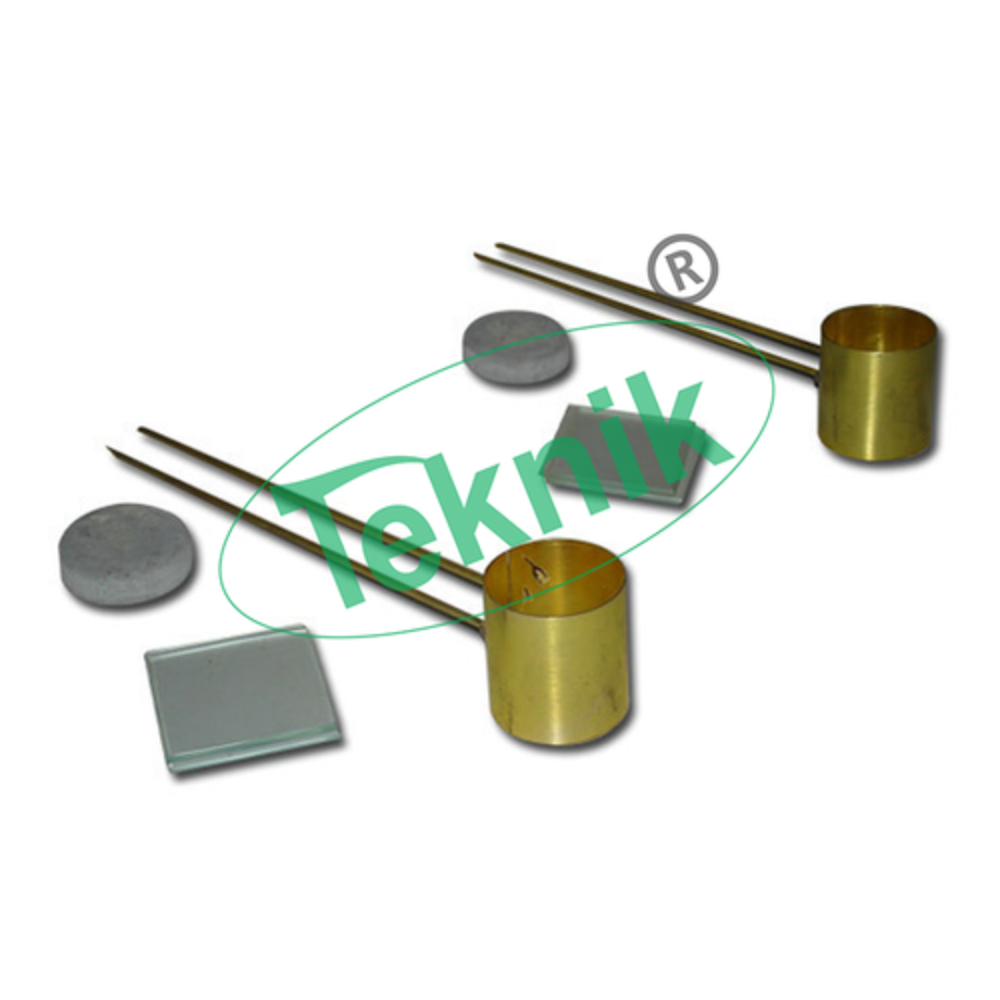 Le Chatelier Mould - Glass Plates & Lead Weigh , Certified for Soil Testing Equipments as per IS: 5514