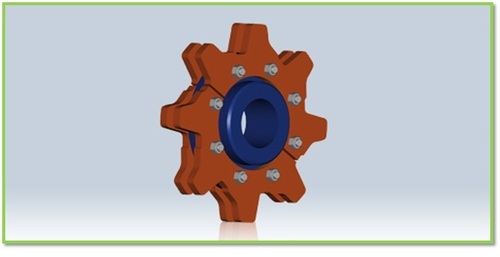 Sprocket for Forged Link Chain