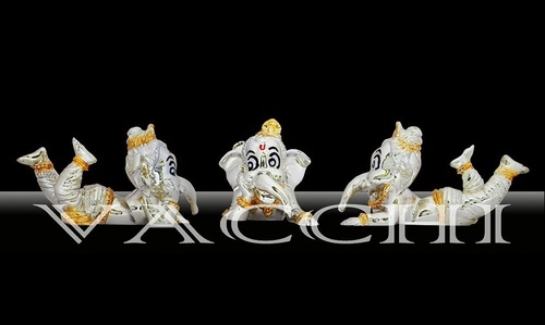 Silver Plated Bal Ganesha Idol