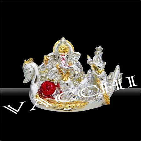 Silver Ganesha Statue