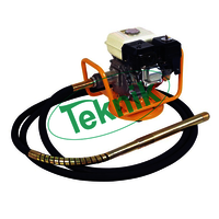 Needle Vibrator - 350mm x 25mm Diameter, 1 HP Electric Motor | Ideal for Concrete Testing and Specimen Preparation, Flexible Shaft for Easy Handling