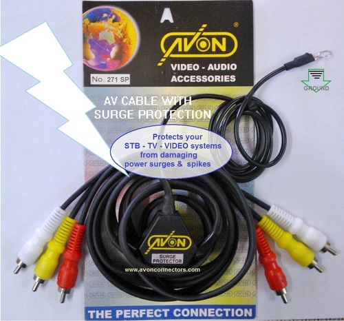 AV CABLE WITH SURGE PROTECTION