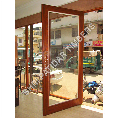 Wooden Glass Door