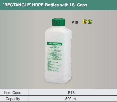 500 ml. Loxo Mix Rectangle Pesticide Bottle