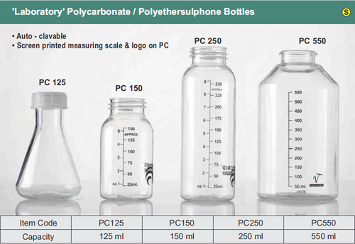 Autoclavable Laboratory Media Bottle