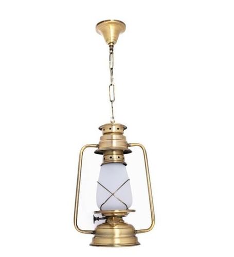 Vintage brass hanging lantern