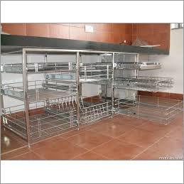 SS Kitchen Trolley