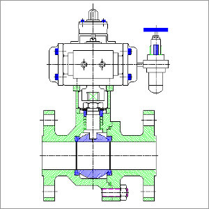 Steel Metal Seated Ball Valve