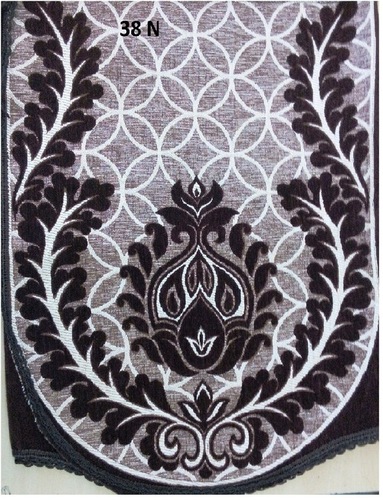 Chenille Sofa Panel - 23x27 Inches, Printed Rectangular Design , Alluring Home and Hotel Use, No Zipper, Crafted with High-Quality Chenille Fabric