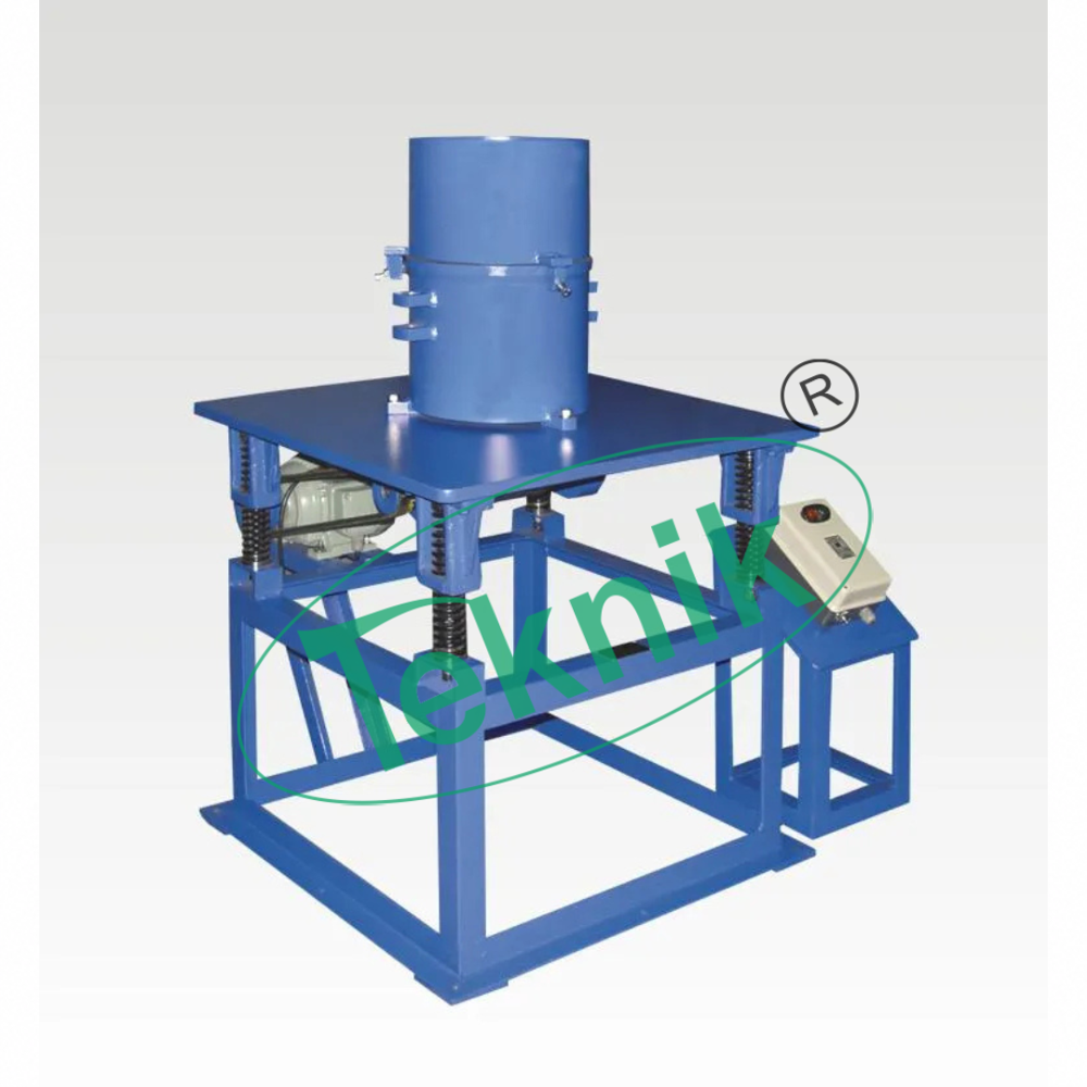 Relative Density Apparatus - Steel Vibratory Table 75cm x 75cm, 3000ml & 15000ml Metal Moulds, 140kg/sq.cm Weight Capacity, Soil Testing Equipment