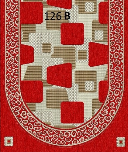 JUTE AND CHENILLE SOFA PANEL - Rectangular 23x27 Inches, Printed Patterns in Various Designs & Colors, Ideal for Home and Hotel Use