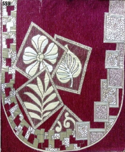 Chenille Sofa Panel - 100% Cotton, 23x27 Inches, Assorted Designs and Colors | Polyester Filling, Decorative for Home & Hotel Use