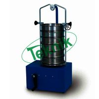 Sieve Shaker Hand Operated - Portable, Bench-mounted, 7 Sieve Capacity (150mm/200mm) | Hand Wheel Control, Sturdy Construction, Accurate Results