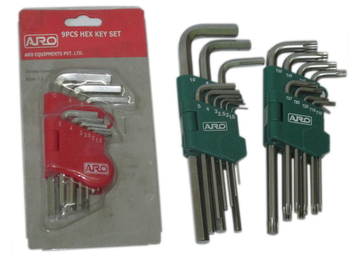 9 pcs Hex Key Set