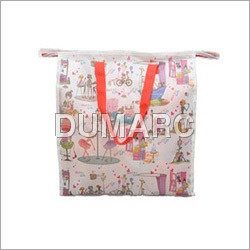 Non Woven Zipper Bag - Non Woven Material, Various Sizes, Vibrant Colors | Eco-Friendly, High Tear Strength, Moisture Protection, Silk Printed Design with Handle