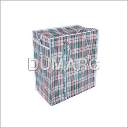 PP Woven Reusable Cloth Bag - Polypropylene, Spacious Design, Black and Blue Color, Durable, Bio Degradable & Recyclable with Customization Options