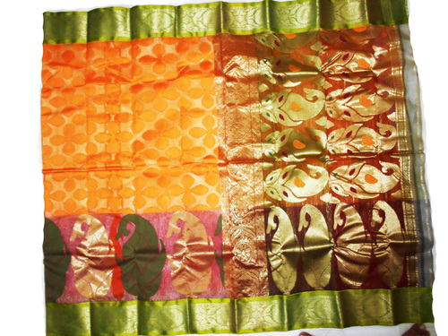 Bengal Handloom Silk Saree 4D Saree