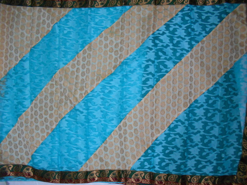 Half Chanderi Half Basu Saree Handloom