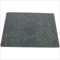 Indian Handloom Carpets - Cotton, Variable Size, Dark Grey | Handwoven, Floral Design, Stylish, Durable, Decorative