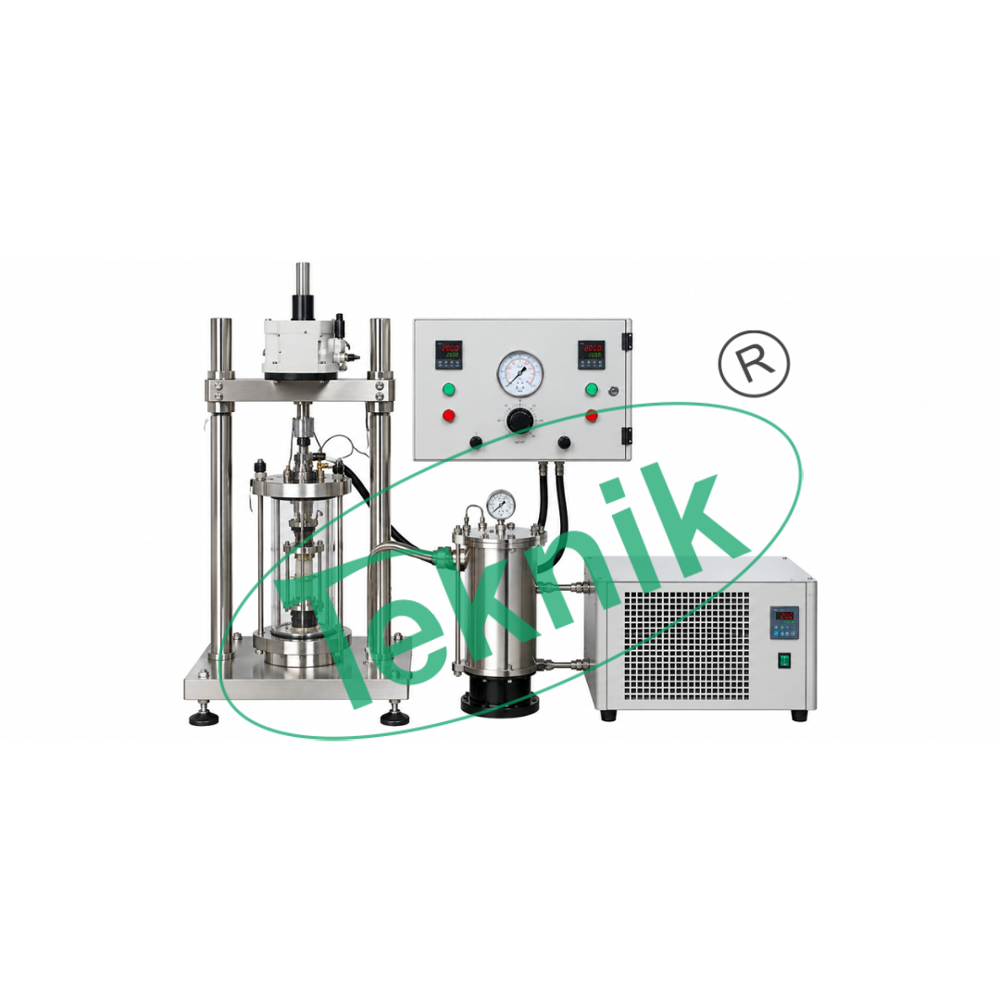Universal Triaxial Cell - Mild Steel, 190-750 mm x 10-20 kg | 10kN Actuator, 70 Hz Servo Valve, 13 Channels, Closed Loop Control, Soil Testing