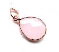 Pink Chalcedony Gemstone Pendant